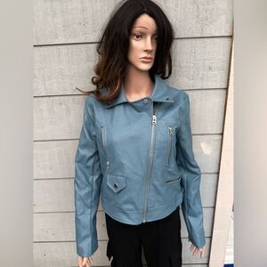 Women’s love tree faux leather moto jacket size L